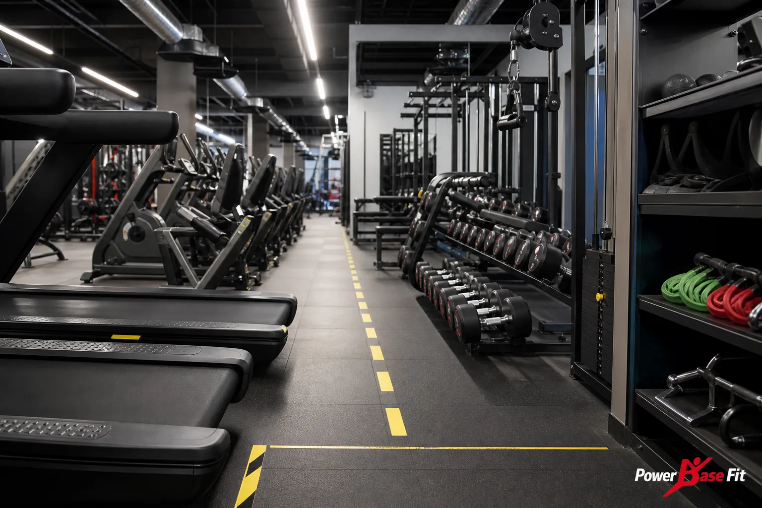 Detalle de inspección del fabricante para inversión cardio y fuerza gimnasio