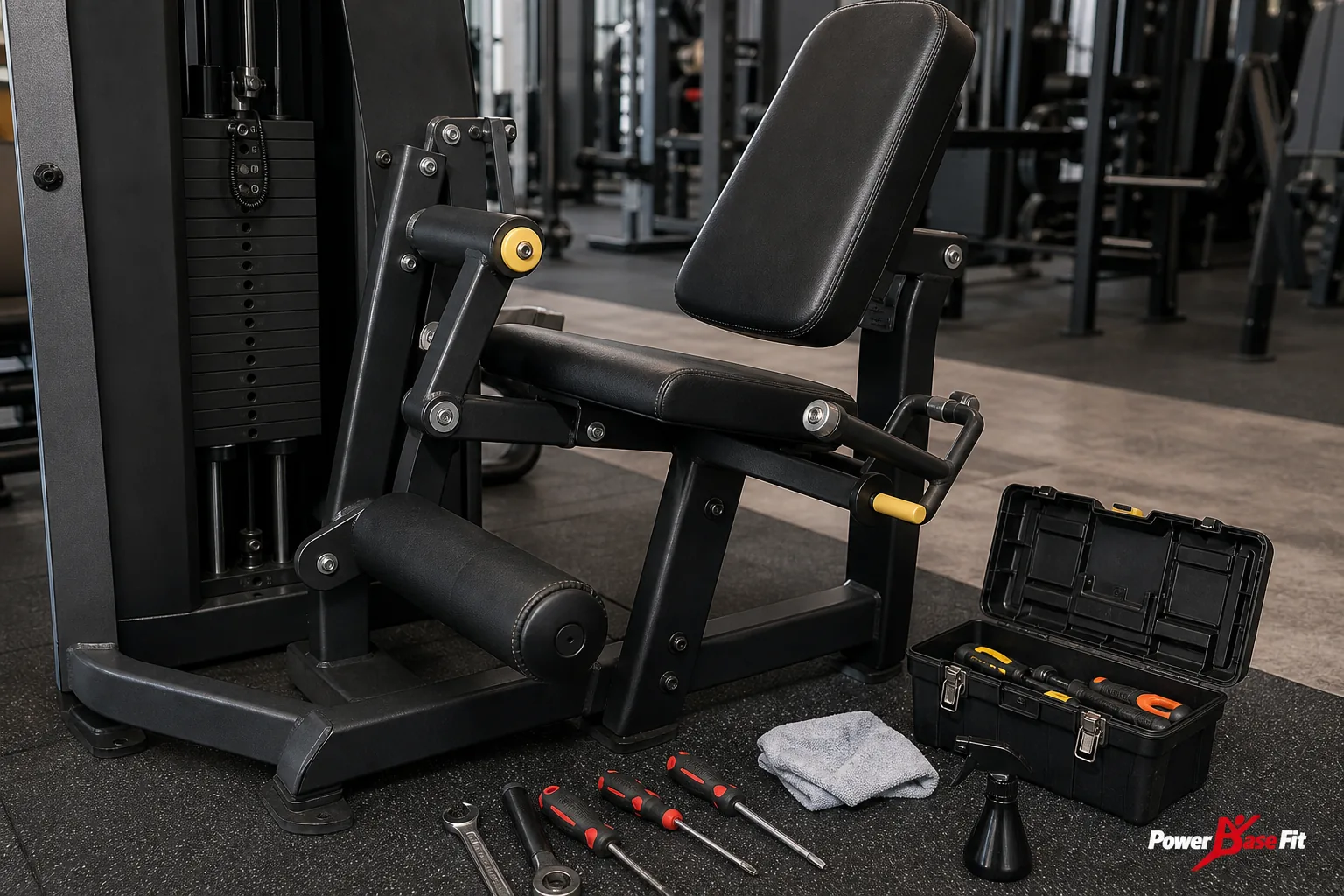 Detalle de inspección del fabricante para capacitación equipos de gimnasio