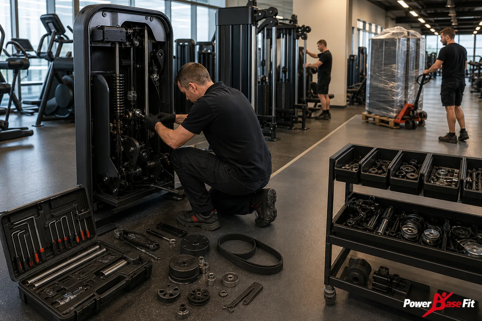 Détail de contrôle fabricant pour matériel fitness neuf ou reconditionné