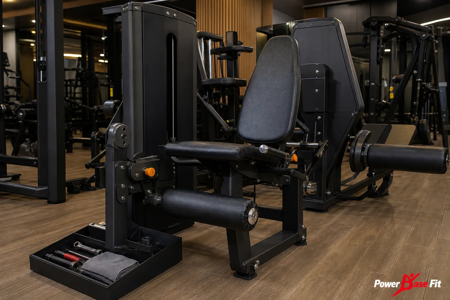 Detalhe de inspeção do fabricante para equipamentos academia terceira idade
