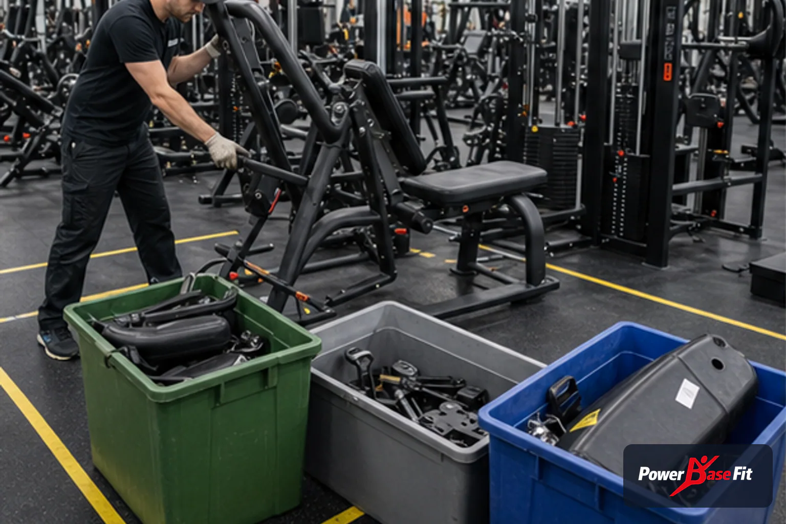 Détail de contrôle fabricant pour audit parc machines salle de sport