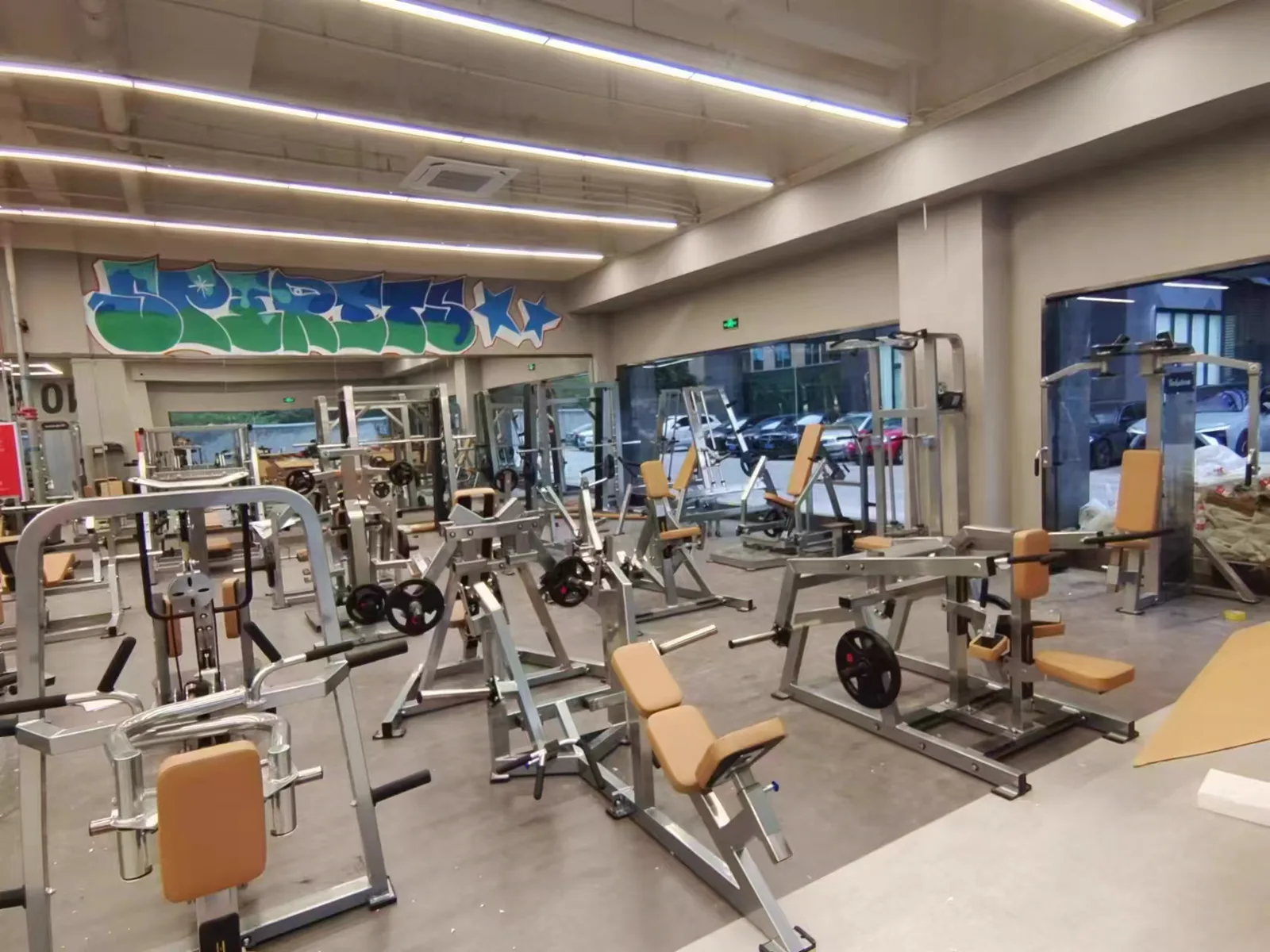Importer commercial gym equipment project in United States