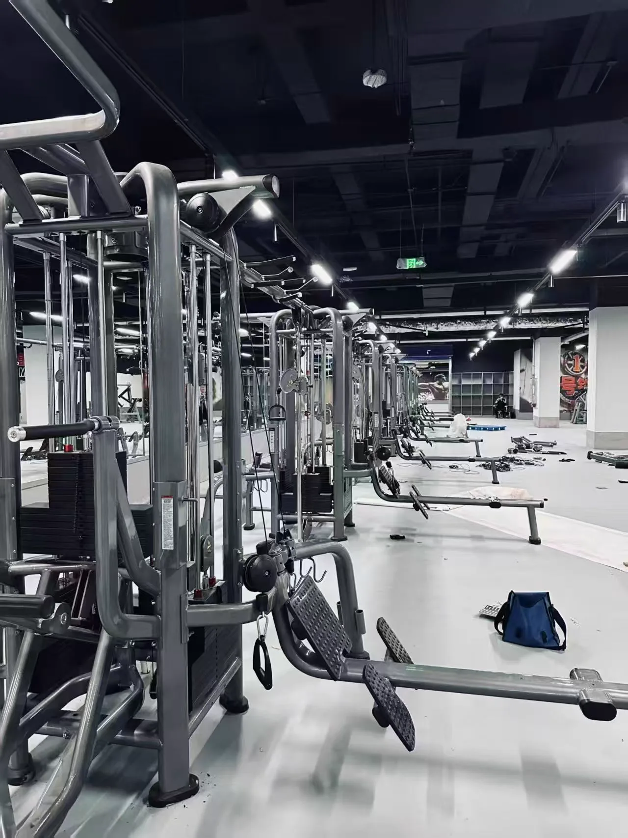 Hotel commercial gym equipment project in United Arab Emirates