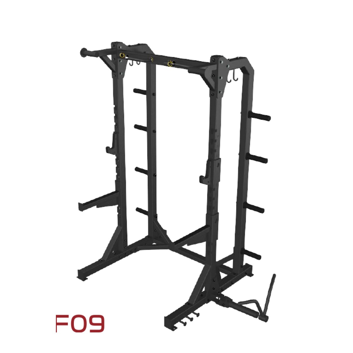 DF09 Simple 스쿼트 랙 with Bar Holder 상업용 헬스기구