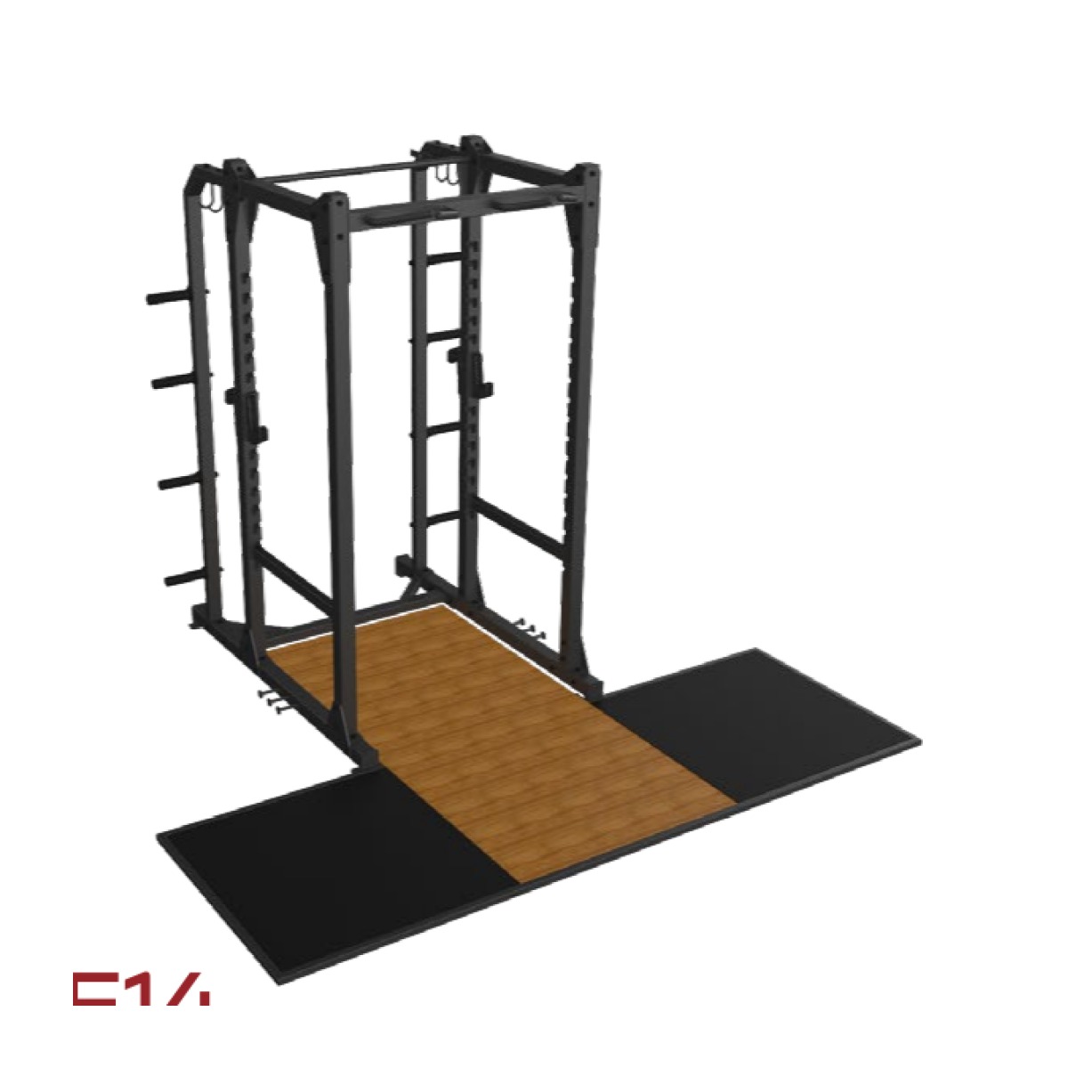 DF14 Half Rack with Lifting Platform kommerzielles Fitnessgerät