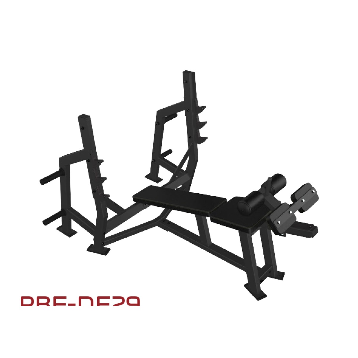 DF29 Olympic ujemny ławka profesjonalny sprzęt fitness