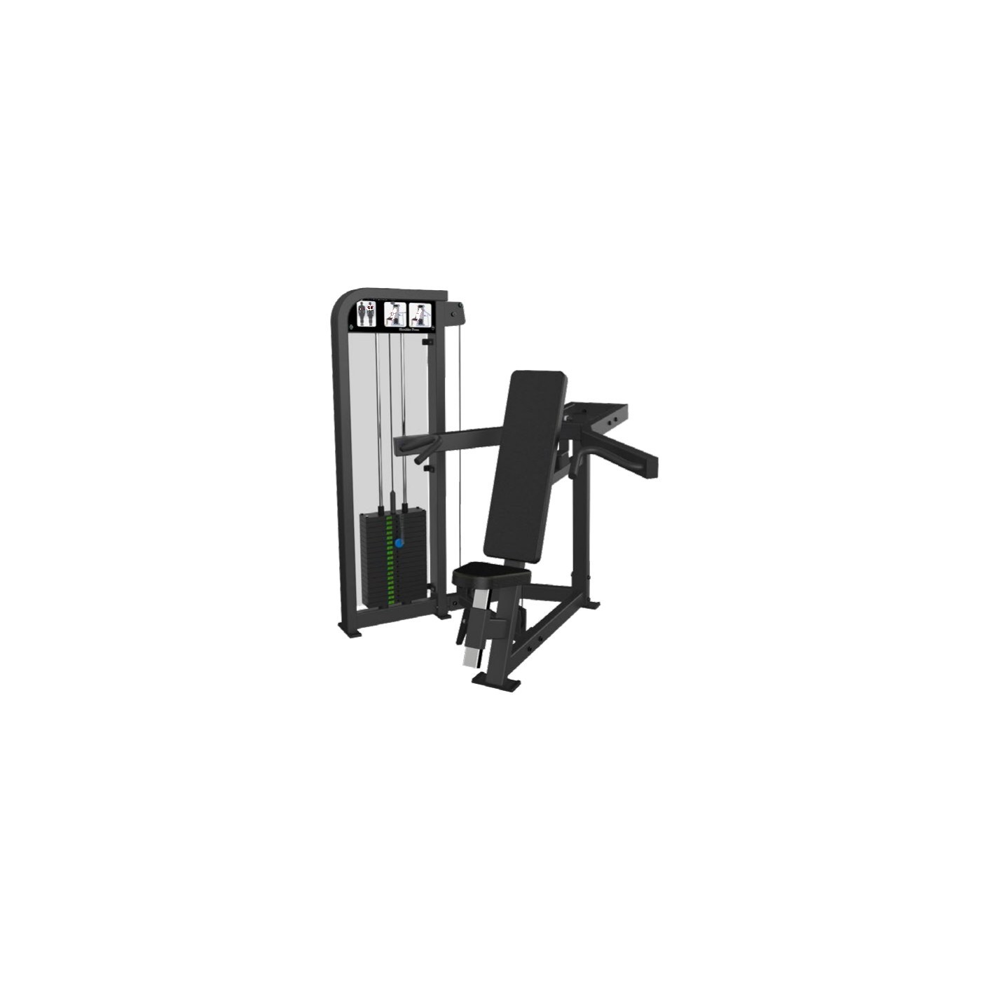 DS07 Schulterpresse kommerzielles Fitnessgerät