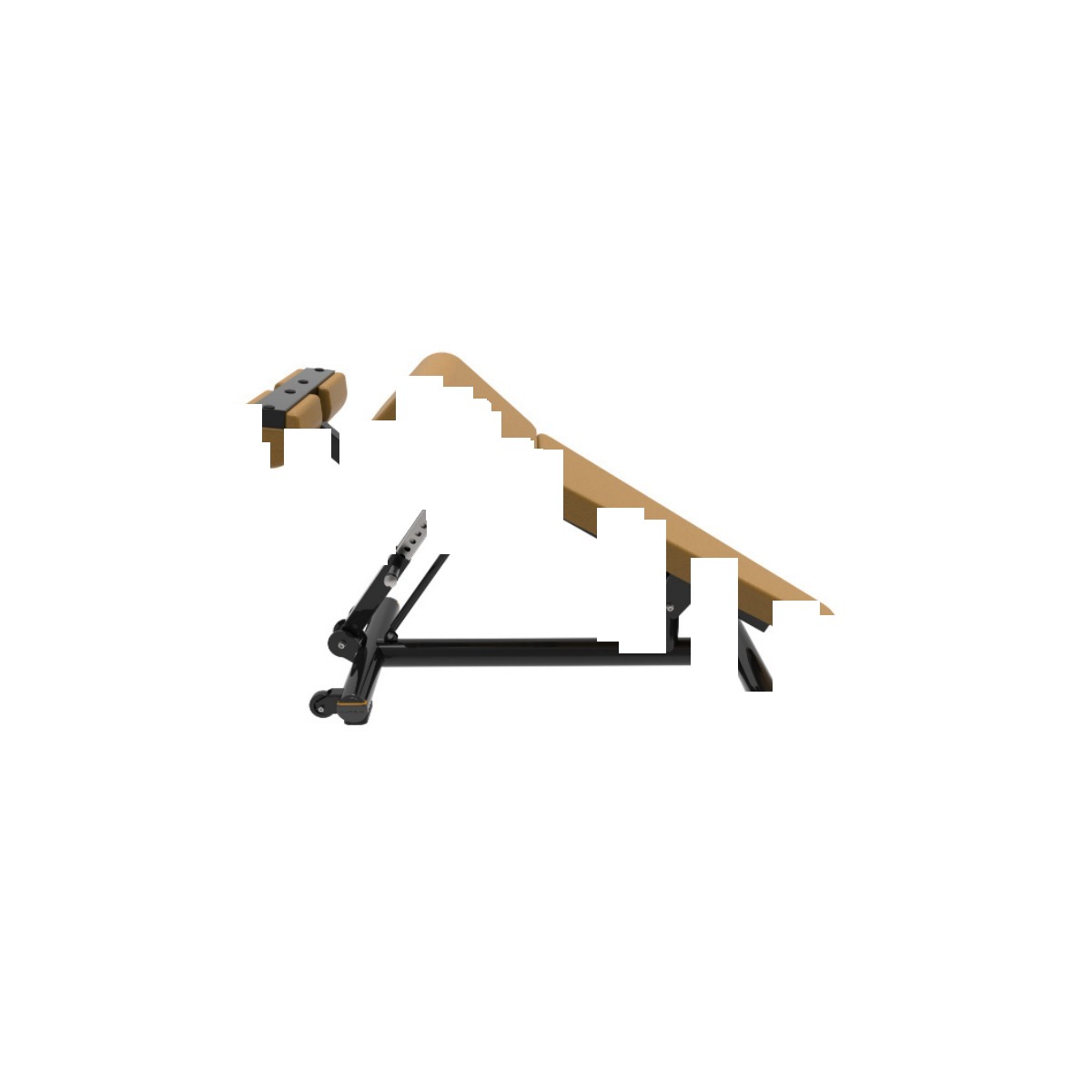 GM120 regolabile declinato panca attrezzatura fitness professionale
