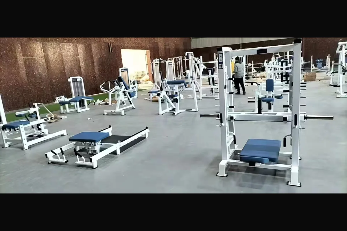 Commercial gym equipment showroom product mix