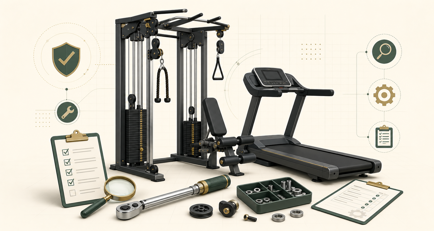Come creare un registro di manutenzione per attrezzature fitness