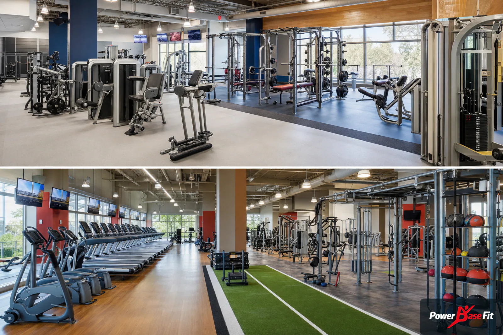 Standardisierte Geräteplattform für mehrere Fitnessstudio-Standorte