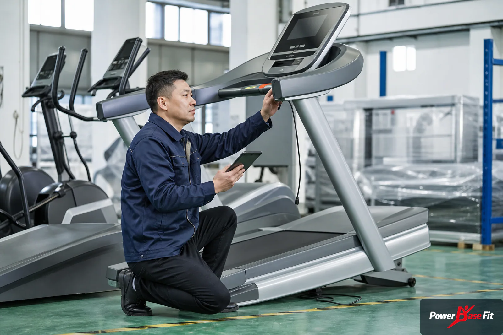 Qualitätskontrolle leiser gewerblicher Fitnessgeräte für Hotels