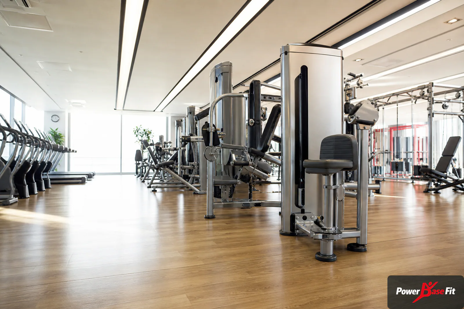 Sol et appuis de machines pour espace fitness résidentiel