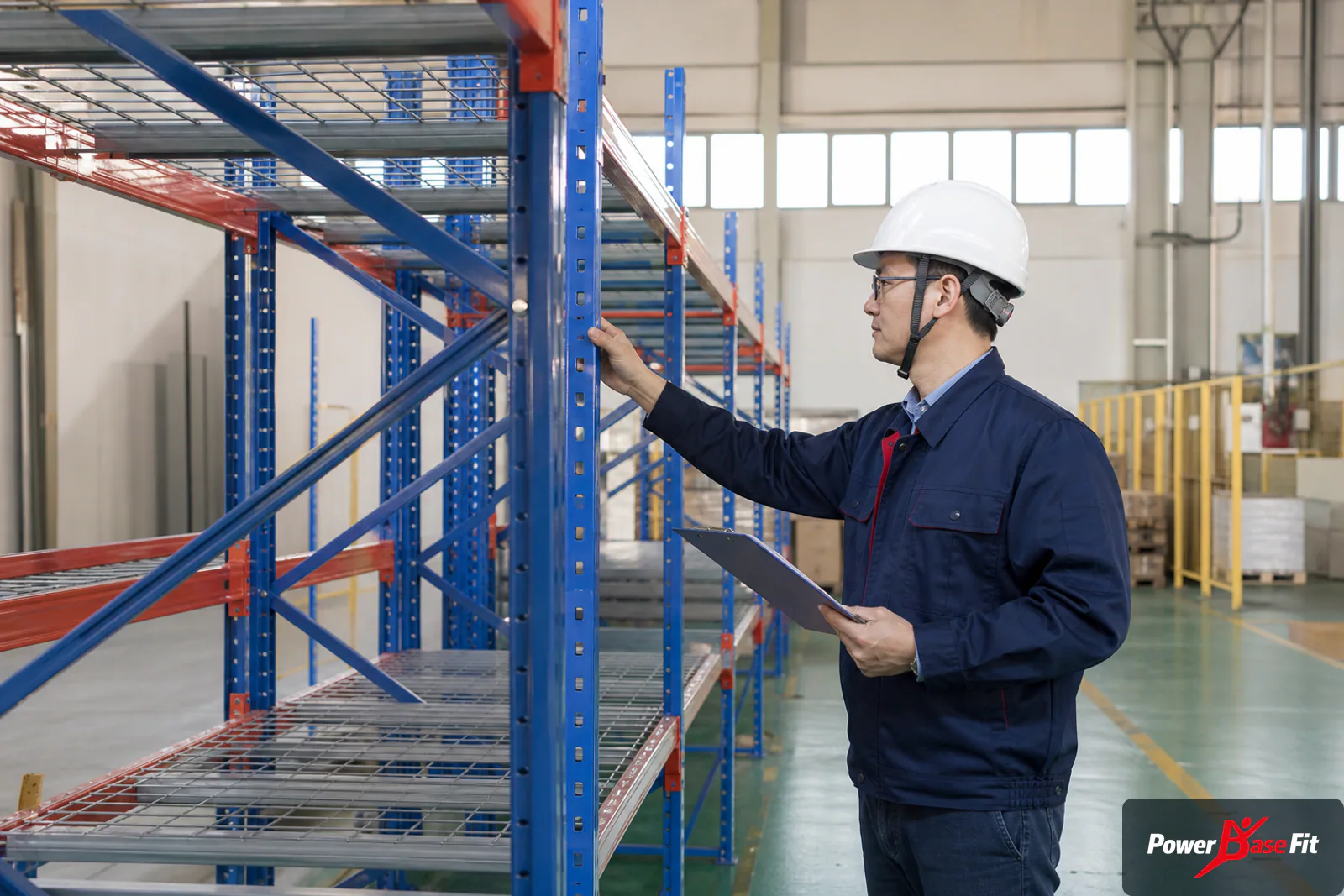 Inspeção de racks e bancos para compra institucional